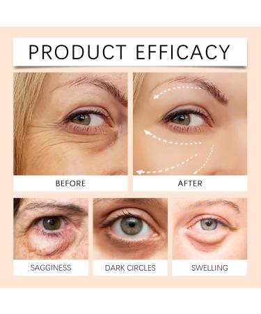 CHHQLZS 5D Peptide Anti-Aging Eye Cream Anti-Wrinkle & Firming Eye Cream for Dark Circles and Puffiness Peptide Lifting Eye Gel for Women Men 0.51floz - Buy Online on GoSupps.com