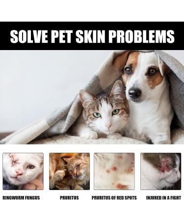 2023 New Cat Dog Skin-Disease Problems for Dogs Cat Itching Relief for Irritated Dry Itchy Skin Allergies Dermatitis Plastic (3PC) - Buy Online on GoSupps.com