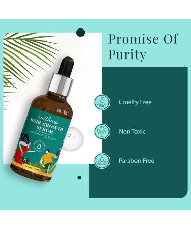 Satthwa Hair Growth Serum Redensyl 3% & Anagain 4% for Thicker Fuller Hair Fall Control | 50ml - Ideal for Men & Women - Buy Online on GoSupps.com