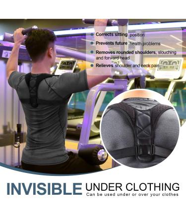Nanet Posture Corrector Brace | Adjustable Straight Strap for Men and Women - Size M 28-40 in. | Posture Support and Alignment Solution - Buy Online on GoSupps.com