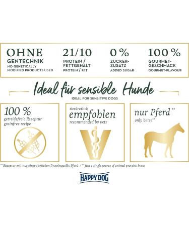 Happy Dog Supreme Sensitive Montana M Dry Dog Food - Grain-Free Gluten-Free Monoprotein Formula with Omega-3 & Omega-6 (10 kg) - International Shipping Available - Buy Online on GoSupps.com