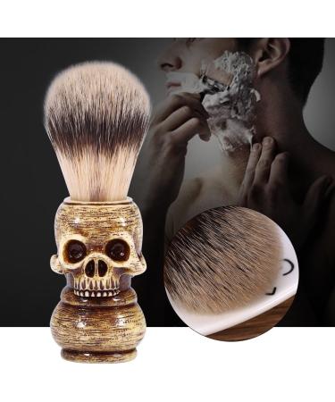 Biuzi Skull Head Shaving Brush | Premium Beard & Wet Shave Brush for Men - Perfect for Salon & Home Use - Buy Online on GoSupps.com