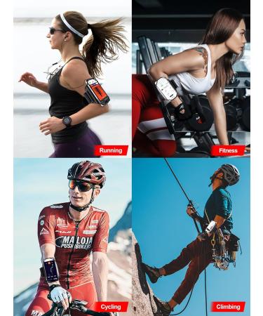 360 Rotatable Sports Phone Bracelet with Earphone Pocket - For iPhone 15/14/13/12 Pro Max Galaxy S23 - Ultimate Jogging Cell Phone Holder & Headphone Cover - Buy Online on GoSupps.com