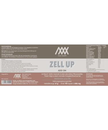 Zell Up Premium Antioxidants: Quercetin Astaxanthin Ginseng & More - Boost Your Health with International Shipping - Buy Online on GoSupps.com