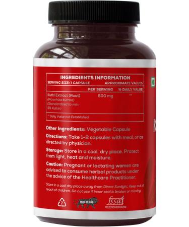 Buy Premium Kutki Capsules (60 Capsules) - Natural Health Supplement for Wellness | Fast International Shipping - Buy Online on GoSupps.com