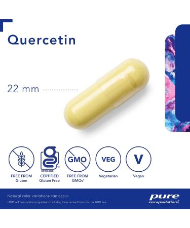 Pure Encapsulations Quercetin | Antioxidant Support for Capillaries and Blood Vessels* | 120 Capsules - Buy Online on GoSupps.com