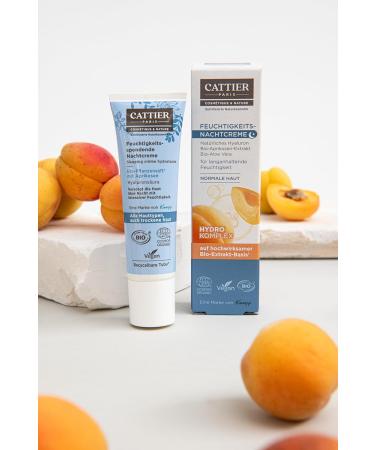  CATTIER PARIS CATTIER PARIS Moisturizing Night Cream - Certified Natural Cosmetics - With Natural Hyaluronic Acid - 30ml - Buy Online on GoSupps.com