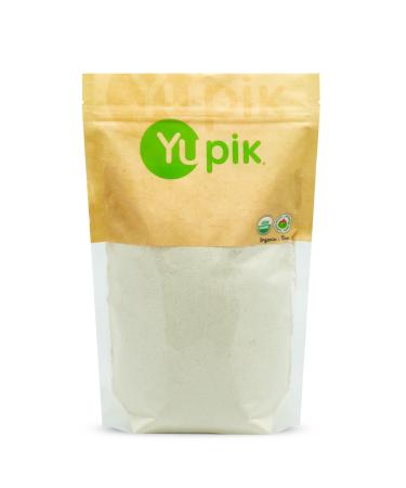 Yupik Organic Oat Flour Gluten-Free 1 kg Non-GMO Vegan Kosher Finely Ground Whole Grain Oats Salt-Free Oil-Free Fine Meal Good Source of Fiber Ideal for Baking & Cooking 1 kg (Pack of 1)