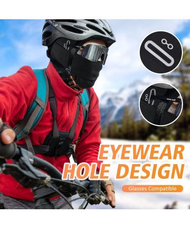 Buy Hegcoiie Winter Sturm Hood Windproof Thermo Balaclava Face Mask for Men & Women | Ski Cycling Outdoor Sports | Black - Buy Online on GoSupps.com