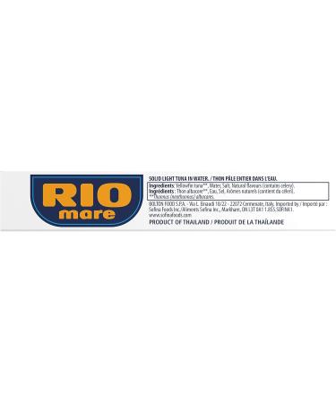 Rio Mare - Solid Light Tuna in Water - Canned Tuna in Water High in Protein Ready to Eat Snack - 80g (3 Cans) 240 g (Pack of 1) - Buy Online on GoSupps.com