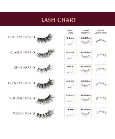 i-ENVY Extension False Lashes | Hybrid Salon Quality Natural Look | Fluffy Cat Eye Fake Lashes with Invisible Band - Buy Online on GoSupps.com