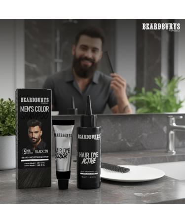  BY CAROBELS BEARDBURYS Beardburys Color Shampoo for Beard and Hair 50g Black - Buy Online on GoSupps.com