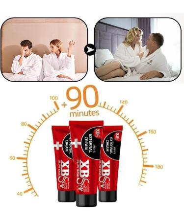 XBS Men's External Cream 50ML - Energy & Strength Massage Cream for Men | Restore Vitality & Performance - Buy Online on GoSupps.com