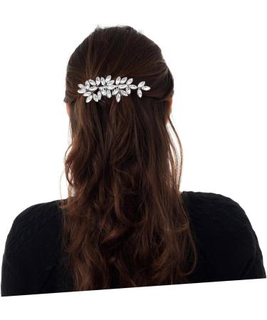 Beavorty Crystal Hair Accessories Wedding Hair Accessories Wedding Decor Hair Pin Hair Barrettes Hair Clips Rhinestone Hair Comb for Wedding Gem Bride Zinc Alloy Headgear - Buy Online on GoSupps.com