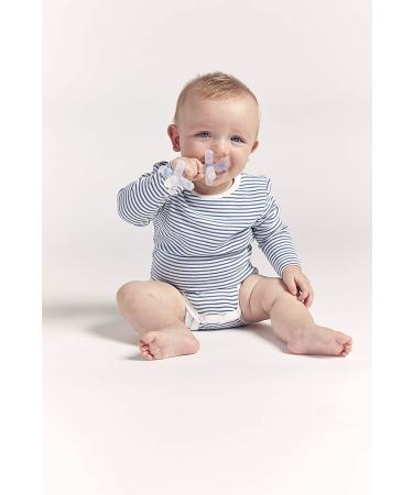 Moonjax Silicone Baby Teething Toy - CPSIA Certified, Made in USA | Dishwasher, Sterilizer, Freezer Safe for Newborns, Infants, Toddlers - Buy Online on GoSupps.com