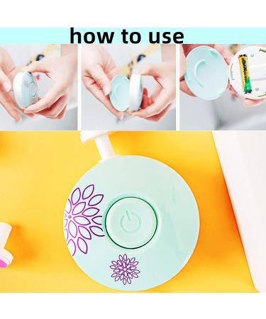 Electric Children Nail File - Safe 6-in-1 Nail Cutter for Babies & Toddlers | Interchangeable Grinding Heads | Healthy & Gentle Care - Buy Online on GoSupps.com