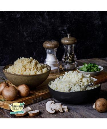 Natural Heaven Rice Sampler: Hearts of Palm, Brown Rice, White Rice - Gluten Free, Vegan, Low Carb - 6 Pack (9 Oz Ea) - Ideal for Keto Snacks or Healthy Meals - Buy Online on GoSupps.com