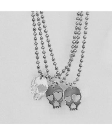 Oralgo's Stylish Heart-Dead Head Necklace | Vintage Adjustable Choker | Exquisite Stainless Steel Craftsmanship - Buy Online on GoSupps.com