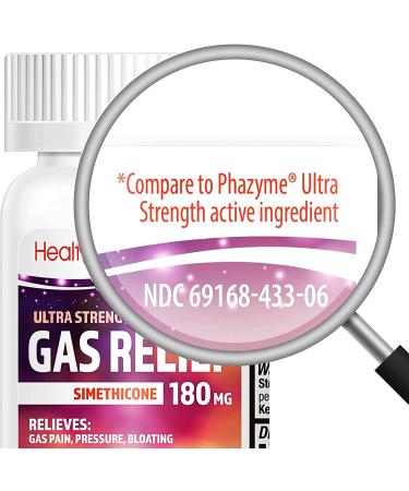 HealthA2Z Gas Relief Simethicone 180mg - 120 Softgels | Ultra Strength for Stomach Discomfort & Gas | Anti Flatulence Formula | Fast Gas Relief - Buy Online on GoSupps.com