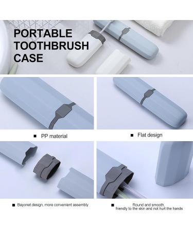 TIUXIU Travel Toothbrush Box Set - 4pcs Children s Toothbrush Cases & Protectors | Portable Green Travel Essentials - Buy Online on GoSupps.com