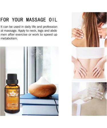 Ownest 3 Pack Ginger Massage Oil - 100% Pure Natural Lymphatic Drainage Oil | SPA Relaxation & Cold Relief - 30ml - Buy Online on GoSupps.com