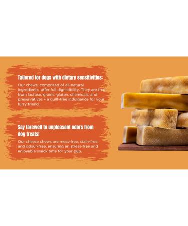 Snaks Yak Cheese Dog Chew - Cheese Bones & Long Lasting Dental Treats for Aggressive Chewers - Keeps Dogs Busy & Improves Oral Health - Rawhide-Free - Pack of 2 X-Large (Approx. 260-280g Per Pack) XL Pack of 2 - Buy Online on GoSupps.com