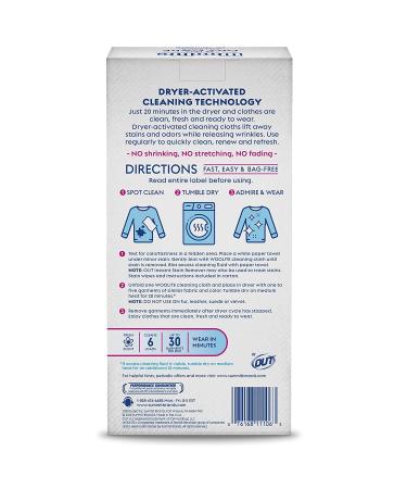 Woolite At-Home Dry Cleaner Cloths for Wool, Cashmere, and Designer Jeans - Stain Removal, Easy to Use, Fresh Scent - 14 Count Pack - Buy Online on GoSupps.com