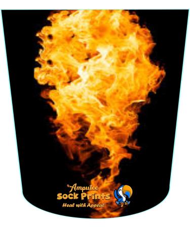 ATKA Flames V4 3PLY Amputee Stump Sock - Comfortable and Stylish Solution for Amputees - Buy Online on GoSupps.com