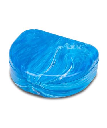 Marble Retainer Cases with Labels (3 Pack) - Blue - Buy Online on GoSupps.com