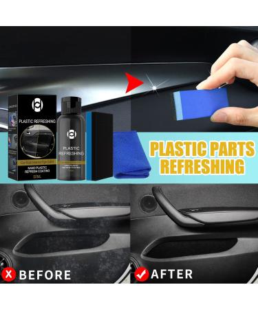 Plastic Revitalizing Coating Agent Set Plastic Refreshing Car Plastic Revitalizing Coating Agent Plastic Parts Refurbish Agent Nano Plastic Refreshing Coating (3Pcs 50ml) - Buy Online on GoSupps.com
