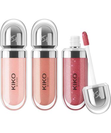 KIKO SpA KIKO Milano Glossy Lip Set 03 Set For Lips 3 Moisturizing Lip Glosses With A Plumping 3D Effect - Buy Online on GoSupps.com