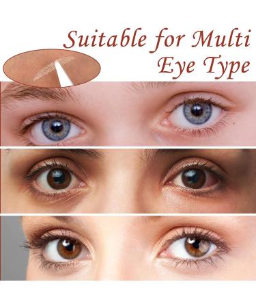 240PCS Invisible Eyelid Lifter Strips for Droopy Lids - Breathable Double Eyelid Sticker with Spray & Tweezers - Buy Online on GoSupps.com