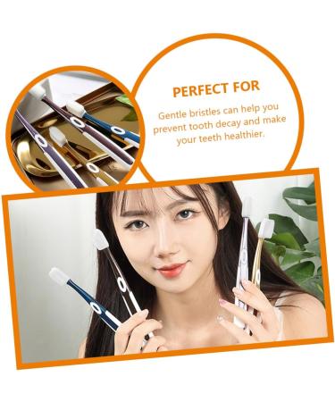 TOVINANNA 10-Stage Tooth Cleaning Tool | Silicone Travel Toothbrush & Accessories - International Shipping Available - Buy Online on GoSupps.com