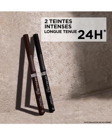 L Or al Paris - Precision Felt Eyeliner - Ultra Fine Tip - Water Resistant & Transfer-Free - Infallible Grip Precision Felt Liner - Shade: Brown - 6.3 g - Buy Online on GoSupps.com