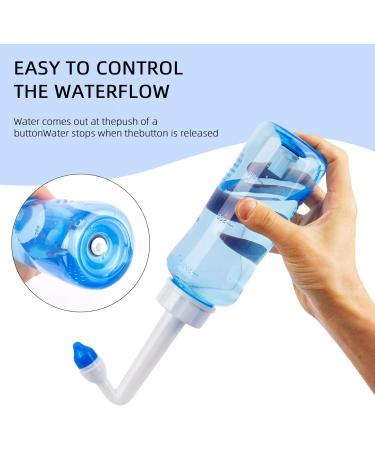 Buy Nasal Shower Set - 300ml Nasal Douche for Adults & Kids | Effective Cold & Allergy Relief - Buy Online on GoSupps.com