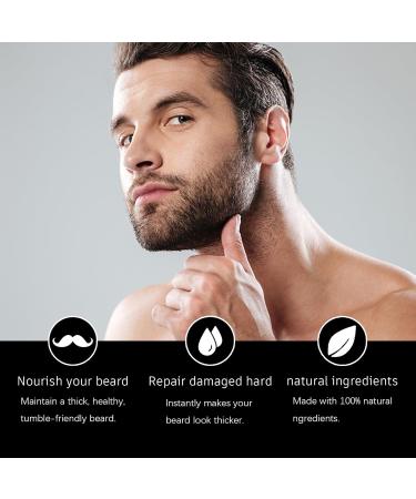 100% Natural Organic Beard Oil | Calming & Moisturizing Argan & Jojoba Oil for Men | Strengthen Beard Growth - Buy Online on GoSupps.com