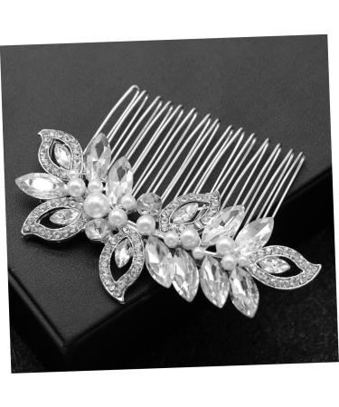 Ipetboom 1pc Bridesmaid Hair Accessories Rhinestone Headpiece Womens Hair Clips Womens Barrettes for Hair Flower Girl Hair Accessory Hair Accessories for Women Bridal Rhinestones Hair Comb - Buy Online on GoSupps.com