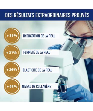 Anti-wrinkle Beauty Face Skin Hair Nails Complete formula 2 months Collagen Ovomet Hyaluronic acid Marine collagen Vitamin A C and Zinc Certified clinical studies French manufacturing - Buy Online on GoSupps.com