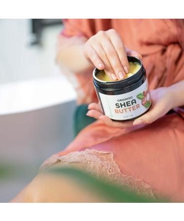 Organic Raw Shea Butter for Skin Care - Unrefined Virgin Body Butter for Stretch Marks and Scars - Buy Online on GoSupps.com