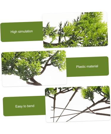 Cabilock 20 Pcs Simulated Pine Leaves Christmas Pine Picks Fern Garland Boutique Plastic Gift Dark Greenx4pcs mediumx4pcs - Buy Online on GoSupps.com