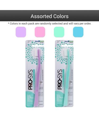 PRO-SYS Extra Soft Toothbrush for Sensitive Gums - Pack of 2 (ADA Accepted) - Buy Online on GoSupps.com