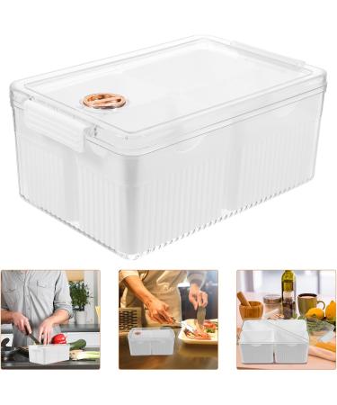 GLEAVI Kitchen Spice Storage Box Refrigerator Plastic Fruit Canisters Sealing Storage Holder Seasoning Box - Buy Online on GoSupps.com