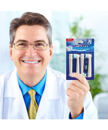 20 Pack Oral-B Braun Compatible Replacement Toothbrush Heads for Pro Series - Fits Oral B Pro 500/1000/1500/3000/3757/5000/7000/7500/8000 - Professional Electric Toothbrush Heads Refill - Buy Online on GoSupps.com