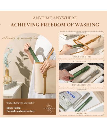 Antibacterial Travel Toothbrush Case Portable Breathable Toothbrush Holder Travel Essentials Toothbrush Cover for Women Leak Hole Translucent Design Toothbrush Storage Box for Travel Business Home Camping School(Green) Green*1 - Buy Online on GoSupps.com