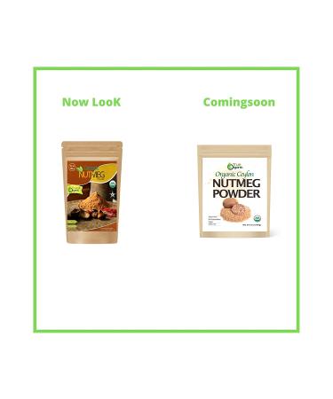 Organic Ceylon Nutmeg Powder - 3.5 Oz Ground, USDA Certified, Premium Quality - Buy Online on GoSupps.com