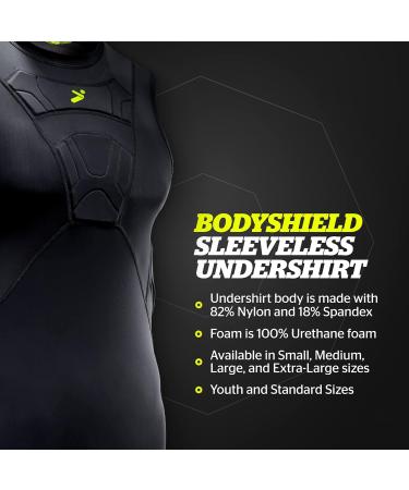Storelli Men's Sleeveless Field Player Shirt XL - Black | Premium Soccer Apparel for International Shipping - Buy Online on GoSupps.com