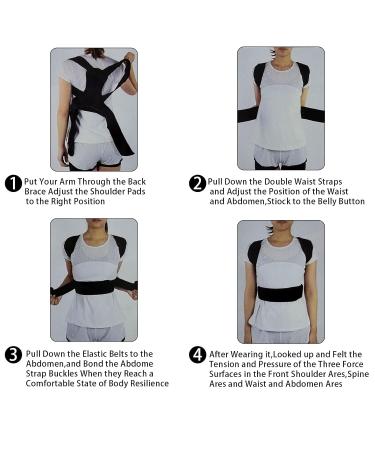 Flylin Posture Corrector for Kids | Adjustable Back Brace for Teens | Improve Posture & Prevent Slouching | Spinal Support with Shoulder Pads (S) 13-24 in - Buy Online on GoSupps.com