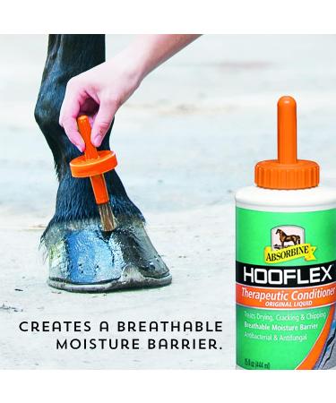 Absorbine Hooflex Therapeutic Conditioner Liquid 15oz with Applicator Brush - Buy Online on GoSupps.com