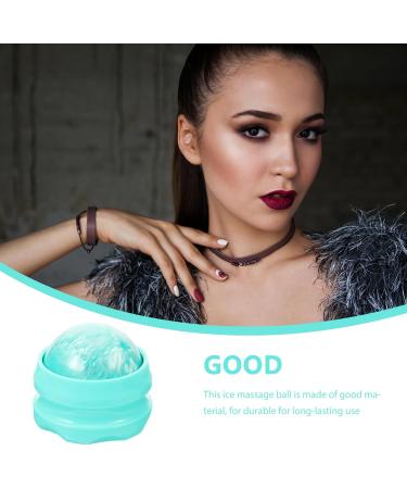 JECOMPRIS Cold Massage Scooterball - Manual Deep Tissue Massage Ball for Sore Muscles & Relaxation | Green Massage Roller for Ice Cream & Warmth - Buy Online on GoSupps.com