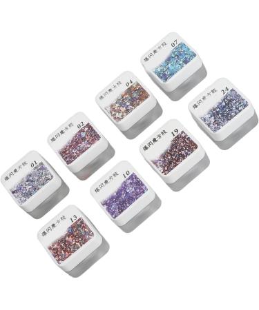 Glitter Nail Polish Gel Sparkly Portable Glitter Nail Gel Manicure for Salon - Buy Online on GoSupps.com
